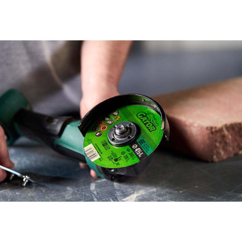 Gator 4-1/2 in. D X 7/8 in. X .045 in. thick Aluminum Oxide Type 1 Masonry Cut-Off Wheel 1 pc