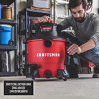 Craftsman 9 gal Corded Wet/Dry Vacuum 8.3 amps 120 V 4.25 HP