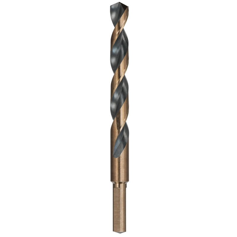 DeWalt Black & Gold 1/2 in. X 6 in. L High Speed Steel Split Point Drill Bit Reduced Round Shank 1 p - Case of 3