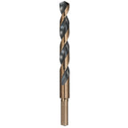 DeWalt Black & Gold 1/2 in. X 6 in. L High Speed Steel Split Point Drill Bit Reduced Round Shank 1 p - Case of 3