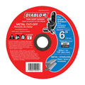 Diablo 6 in. D X 7/8 in. X 0.045 in. thick Aluminum Oxide Metal Cut-Off Disc 1 pk