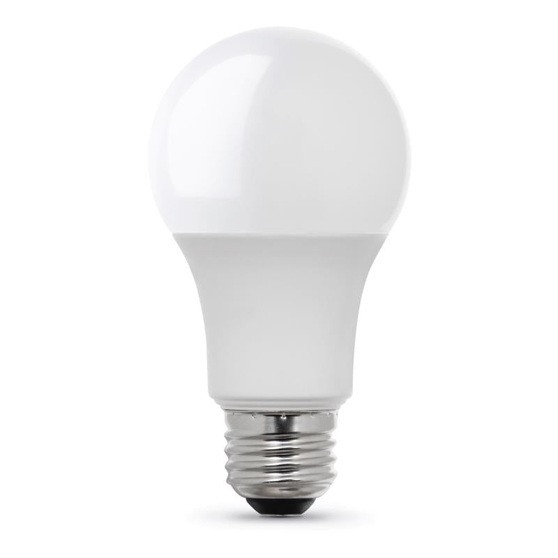 Feit A19 E26 (Medium) LED Bulb Soft White 60 Watt Equivalence 4 pk - Case of 12