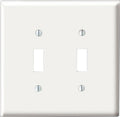 Leviton White 2 gang Nylon Toggle Wall Plate 1 pk - Case of 25