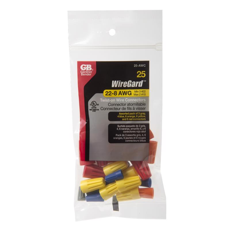 Gardner Bender WireGard Wire Connector Assorted 25 pk