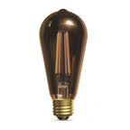 Feit ST19 E26 (Medium) Filament LED Bulb Warm Amber 60 Watt Equivalence 2 pk