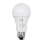 Feit A19 E26 (Medium) LED Bulb Adjustable White 60 Watt Equivalence 4 pk
