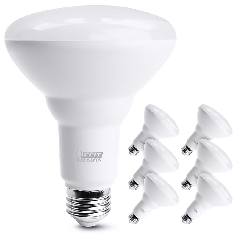 Feit BR30 E26 (Medium) LED Bulb Daylight 65 Watt Equivalence 6 pk