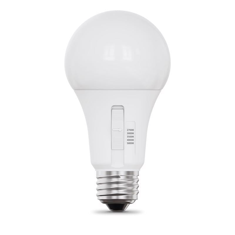 Feit A19 E26 (Medium) LED Bulb Adjustable White 100 Watt Equivalence 1 pk - Case of 30
