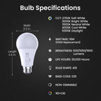 Feit A19 E26 (Medium) LED Bulb Adjustable White 100 Watt Equivalence 1 pk - Case of 30