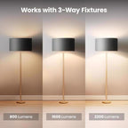 Feit A19 E26 (Medium) LED Bulb Adjustable White 50/75/150 Watt Equivalence 1 pk