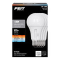 Feit A21 E26 (Medium) LED Bulb Adjustable White 100 Watt Equivalence 4 pk - Case of 100