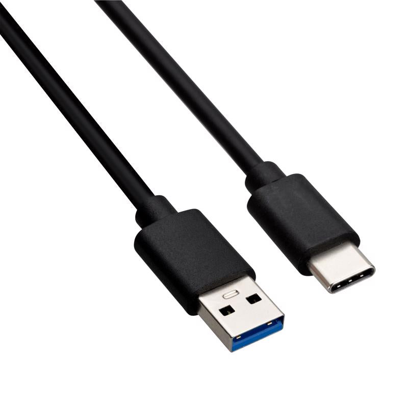 Monster Just Hook It Up USB-C to USB-A Charge and Sync Cable 3 ft. Black