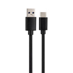 Monster Just Hook It Up USB-C to USB-A Charge and Sync Cable 3 ft. Black