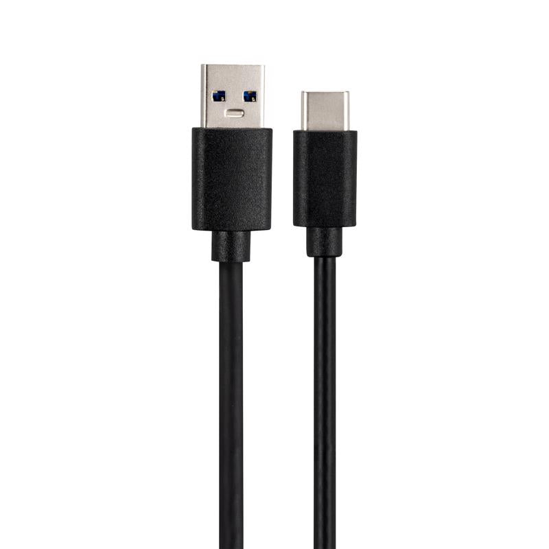 Monster Just Hook It Up USB-C to USB-A Charge and Sync Cable 3 ft. Black