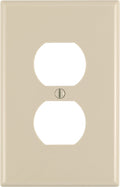 Leviton Ivory 1 gang Nylon Duplex Wall Plate 1 pk - Case of 20