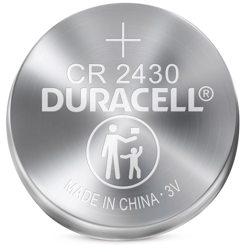 Duracell Lithium Coin 2430 3 V 285 mAh Medical Battery 1 pk - Case of 6