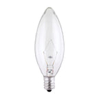 Westinghouse 25 W Torpedo B9.5 Decorative Incandescent Bulb E12 (Candelabra) Warm White 2 pk