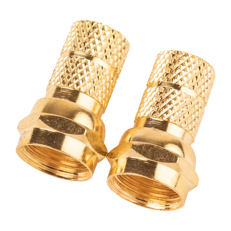 Monster Just Hook It Up Twist-On RG59 Coaxial Connector 2 pk - Case of 6