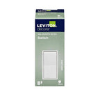 Leviton Decora 15 amps Single Pole Rocker Switch White 1 pk