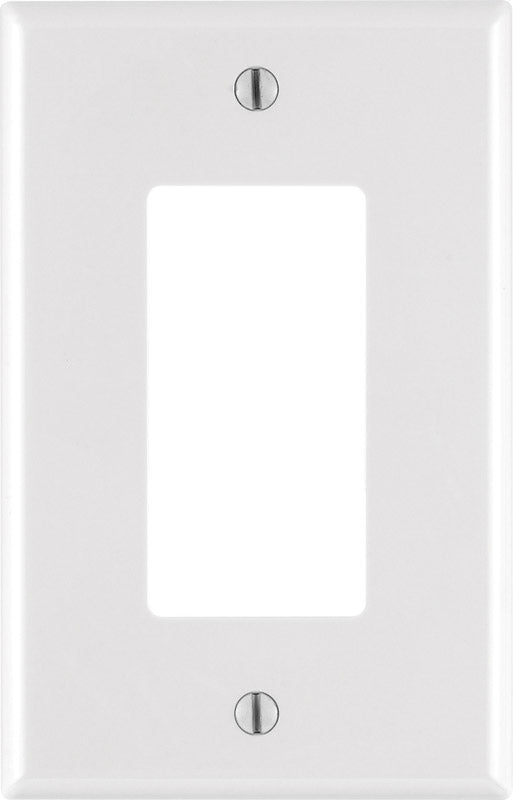 Leviton Decora White 1 gang Nylon Decorator Wall Plate 1 pk - Case of 20