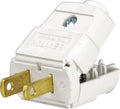 Leviton Residential Thermoplastic Straight Blade Plug 1-15P 20-16 AWG 2 Pole 2 Wire