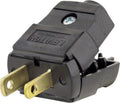 Leviton Residential Thermoplastic Straight Blade Plug 1-15P 20-16 AWG 2 Pole 2 Wire - Case of 10