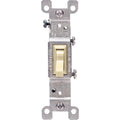 Leviton 15 amps Single Pole Toggle AC Quiet Switch Ivory 1 pk - Case of 10