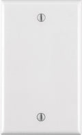 Leviton White 1 gang Thermoset Plastic Blank Wall Plate 1 pk
