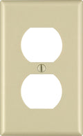 Leviton Ivory 1 gang Thermoset Plastic Duplex Wall Plate 1 pk - Case of 20