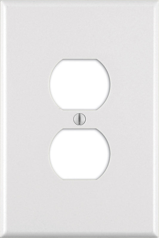 Leviton White 1 gang Thermoset Plastic Duplex Wall Plate 1 pk - Case of 25