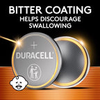 Duracell Lithium Coin 2025 3 V 165 mAh Medical Battery 2 pk