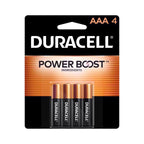 Duracell Coppertop AAA Alkaline Batteries 4 pk Carded