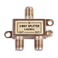 Monster Just Hook It Up 2 Way Coax Splitter 75 ohm 900 MHz 1 pk - Case of 4
