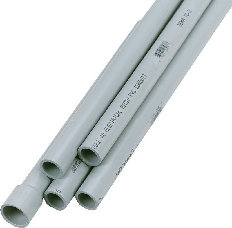 Cantex 1 in. D X 10 ft. L PVC 40 schedule Electrical Conduit For Rigid - Case of 10