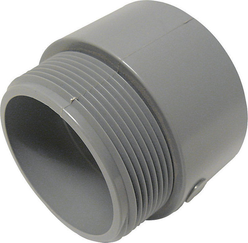 Cantex 2 in. D PVC Male Adapter For PVC 1 each - Case of 10