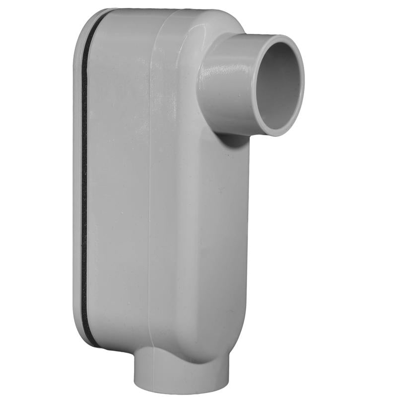 Cantex 3/4 in. D PVC Conduit Body For PVC 1 each