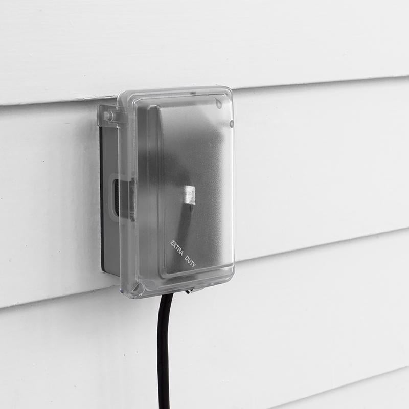 Sigma Engineered Solutions Rectangle Plastic 1 gang 5.98 in. H X 4.02 in. W Weatherproof Cover