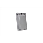 Sigma Engineered Solutions Rectangle Die-Cast Metal 1 gang 4.57 in. H X 2.83 in. W Vertical GFCI Cov