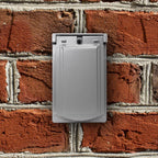 Sigma Engineered Solutions Rectangle Die-Cast Metal 1 gang 4.57 in. H X 2.83 in. W Vertical GFCI Cov