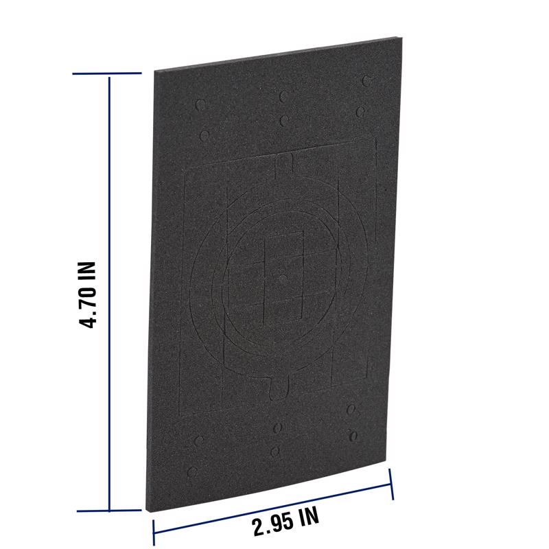 Sigma Engineered Solutions Rectangle Cross Linked Polyethylene Foam 1 gang 4.75 in. H X 3 in. W Repl