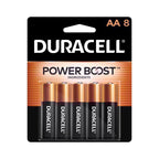 Duracell Coppertop AA Alkaline Batteries 8 pk Carded - Case of 8