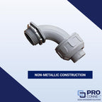 Sigma Engineered Solutions ProConnex 3/4 in. D Plastic 90 Degree Connector For Liquid Tight 1 pk