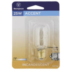 Westinghouse 25 W T8 Tubular Incandescent Bulb E17 (Intermediate) Warm White 1 pk - Case of 6
