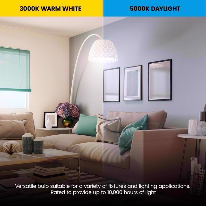 Feit A19 E26 (Medium) LED Bulb Daylight 60 Watt Equivalence 10 pk - Case of 4