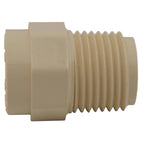 Charlotte Pipe FlowGuard Schedule 40 1/2 in. Socket X 1/2 in. D MNPT CPVC Adapter 1 pk - Case of 25