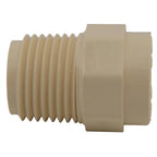 Charlotte Pipe FlowGuard Schedule 40 1/2 in. Socket X 1/2 in. D MNPT CPVC Adapter 1 pk - Case of 25