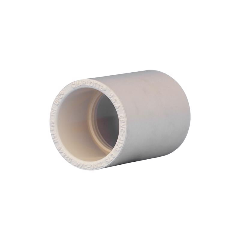 Charlotte Pipe FlowGuard 3/4 in. Socket X 3/4 in. D Socket CPVC Coupling 1 pk - Case of 25