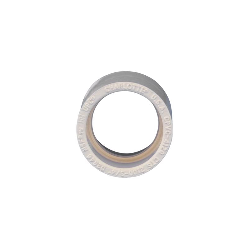 Charlotte Pipe FlowGuard 3/4 in. Socket X 3/4 in. D Socket CPVC Coupling 1 pk - Case of 25
