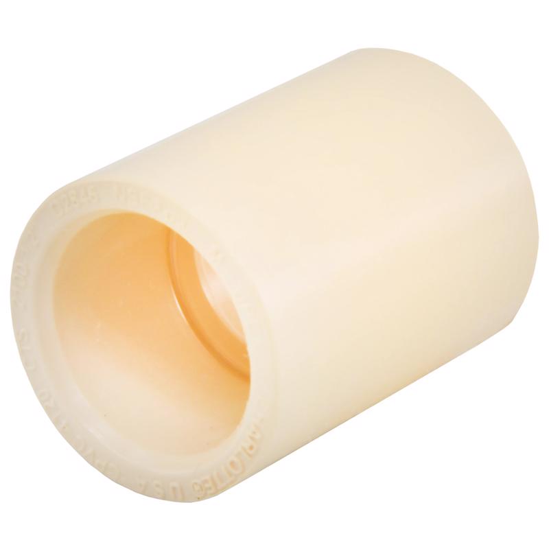 Charlotte Pipe FlowGuard 1/2 in. Socket X 1/2 in. D Socket CPVC Coupling 1 pk - Case of 25
