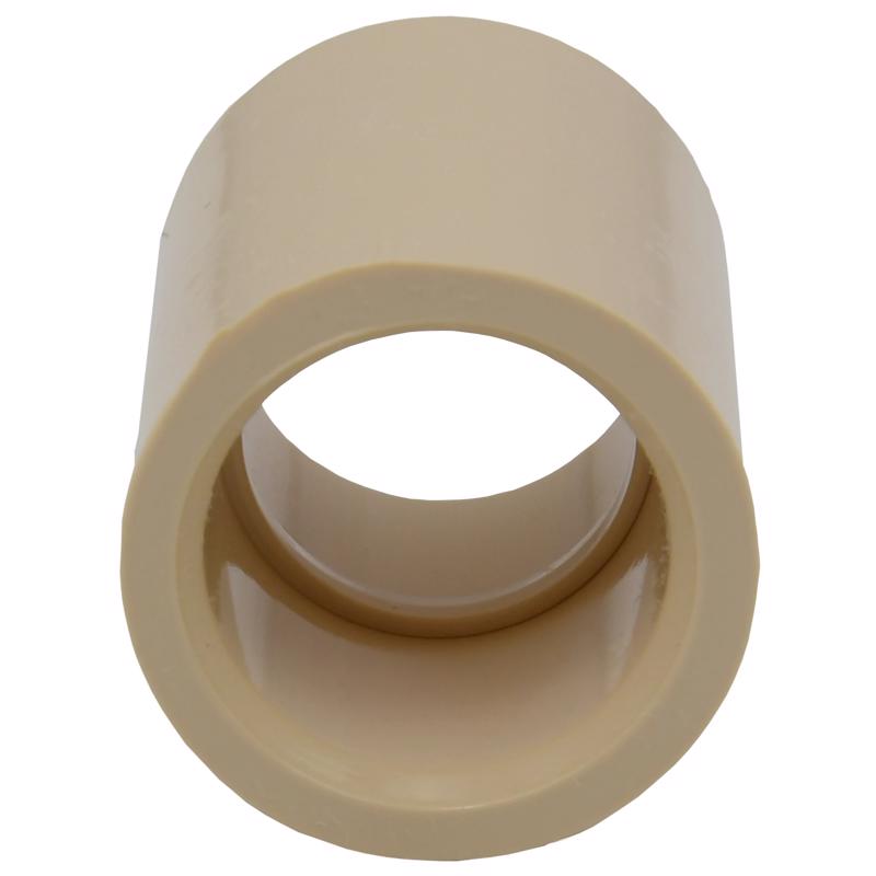 Charlotte Pipe FlowGuard 1/2 in. Socket X 1/2 in. D Socket CPVC Coupling 1 pk - Case of 25